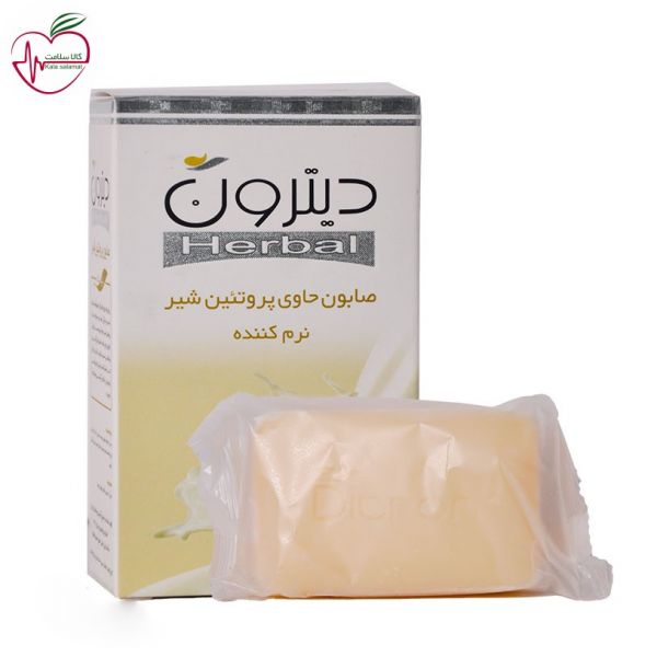 صابون نرم کننده دیترون حاوی پروتین شیر مناسب انواع پوست