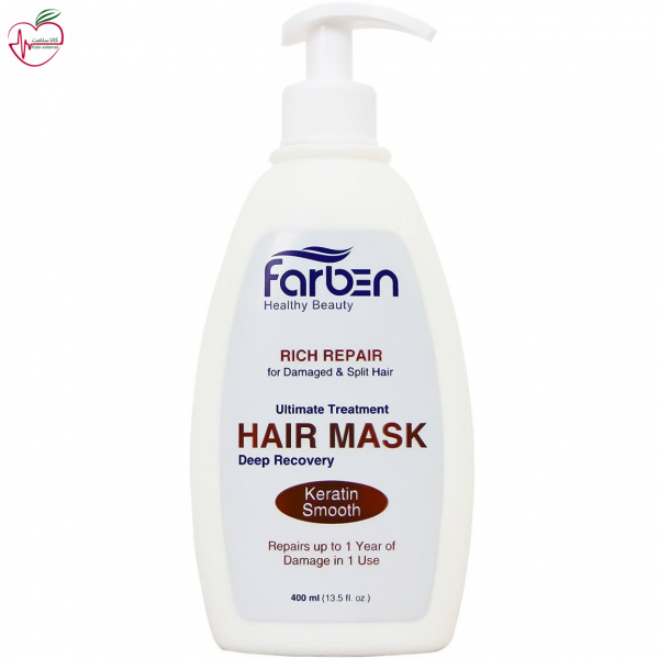 ماسک موی کراتین فاربن مناسب مو های خشک و آسیب دیده 400ml