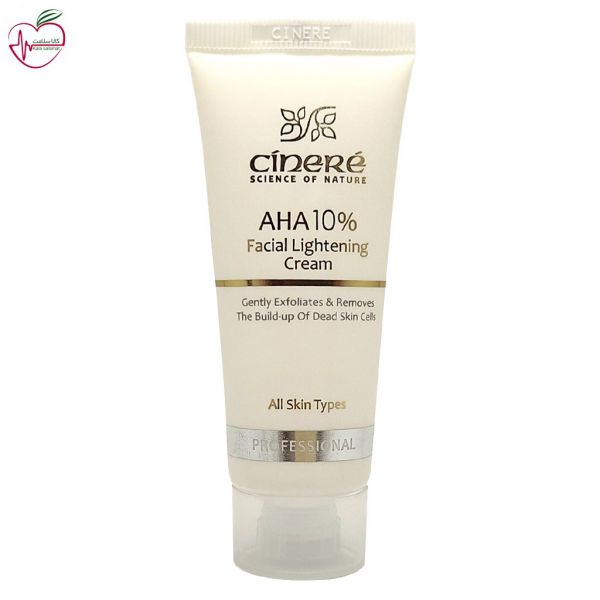 کرم آلفا هیدروکسی اسید AHA 10% سینره مناسب انواع پوست 40ml